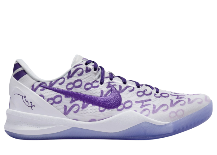 Nike Kobe 8 Protro Halo Triple White (GS) - FN0266-100